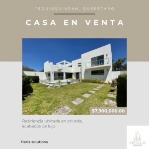 Casa en Venta Querétaro Tequisquiapan | $7,900,000 mxn