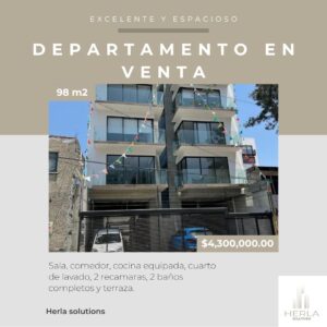 Departamento NUEVO en Torres de Satélite | $ 4,300,000 mxn